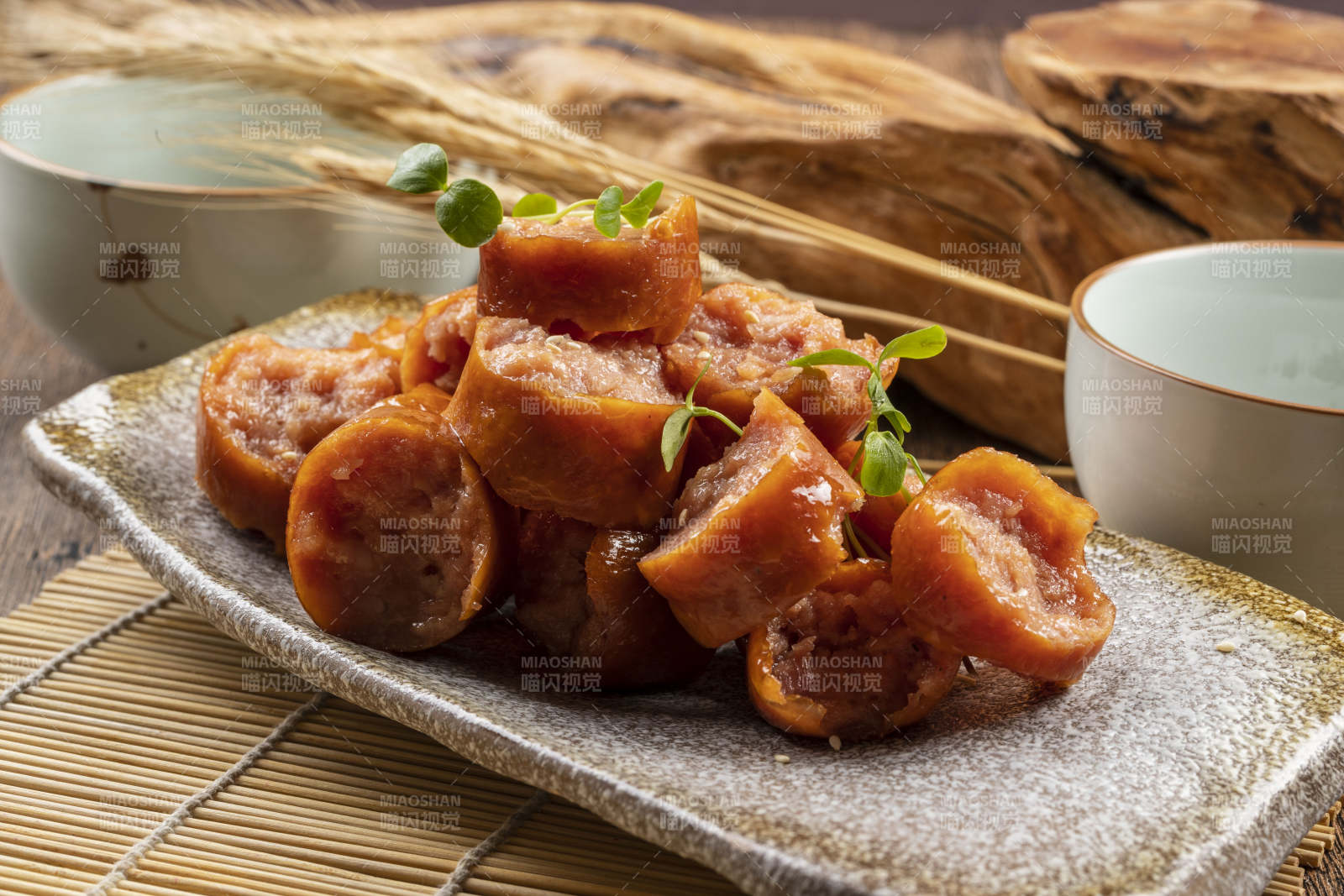 蒜香手掰腸圖片