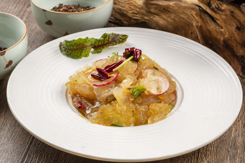 老醋蛰头凉拌海蜇