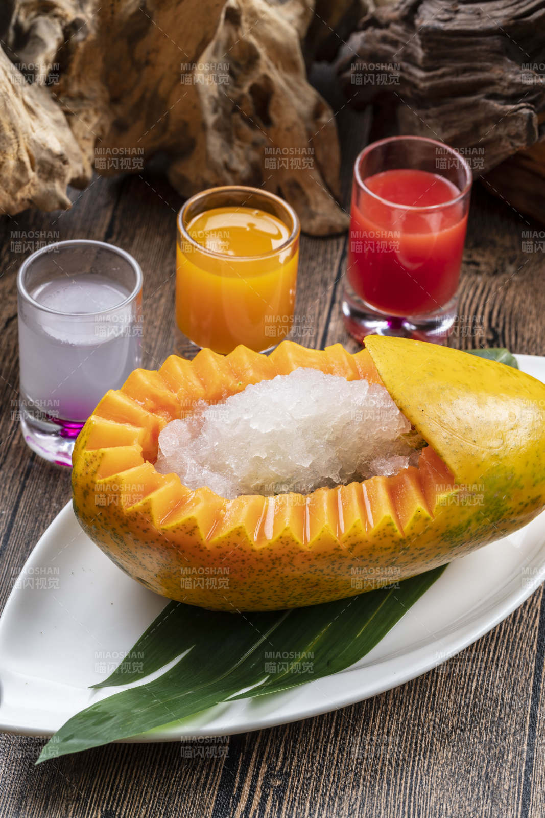 冰糖木瓜燉雪蛤