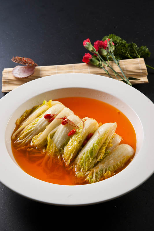 鲜汤娃娃菜-摄影图