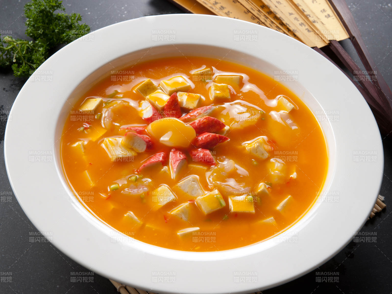 蟹黃蟹肉釀豆腐