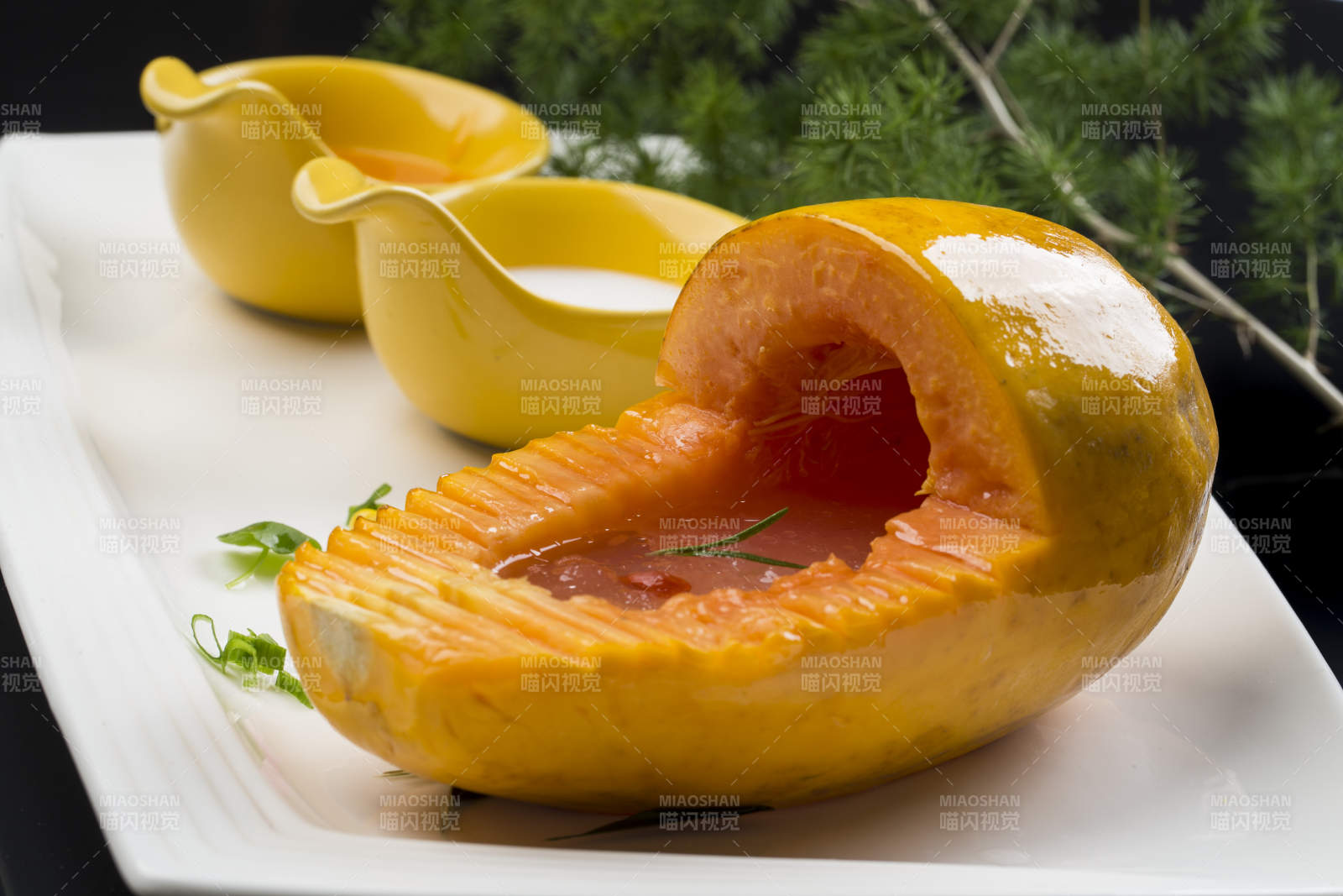 夏威夷木瓜燉雪蛤