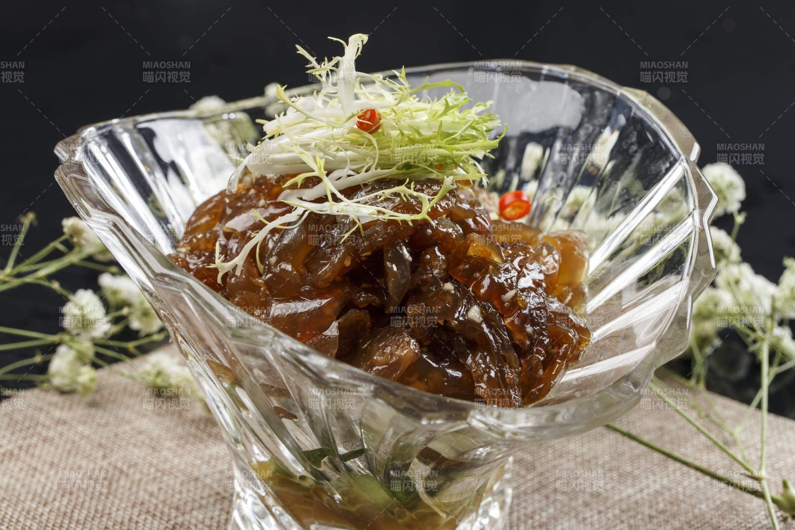 凉拌老醋蛰头图片