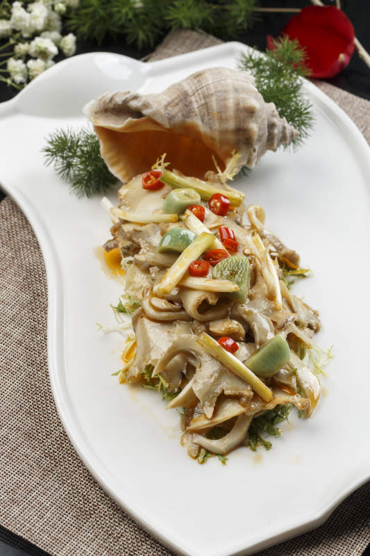 臘八蒜溫拌海螺片