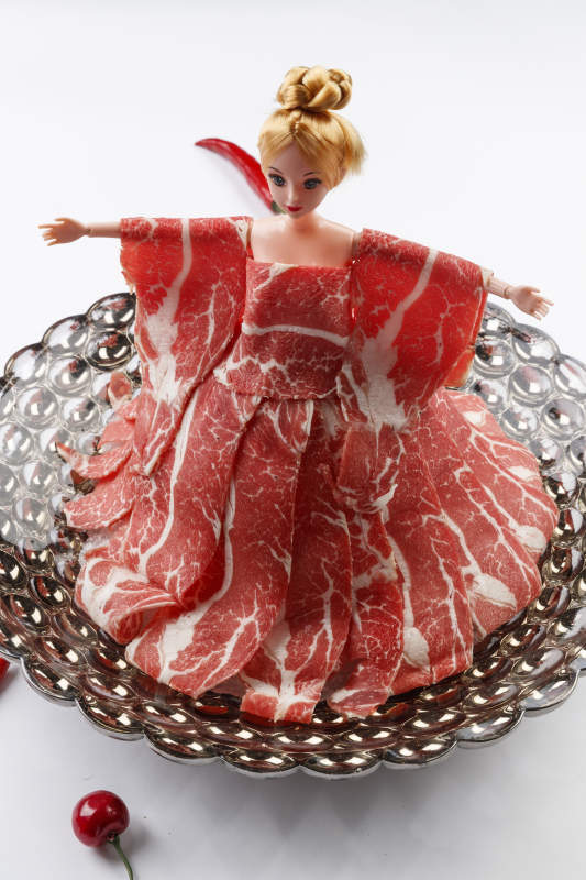 火锅食材涮肉牛羊肉