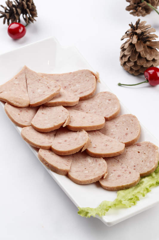 高档火锅料理食材午餐肉