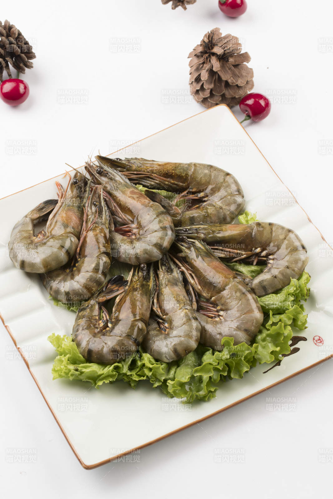 高檔火鍋料理食材泰國虎蝦