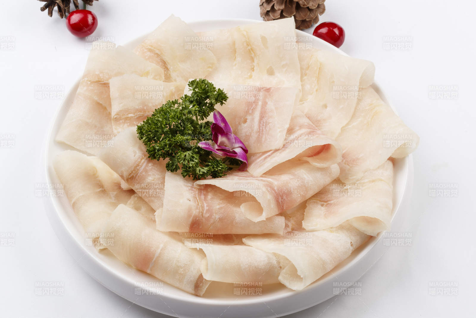 高档火锅料理食材鳕鱼片