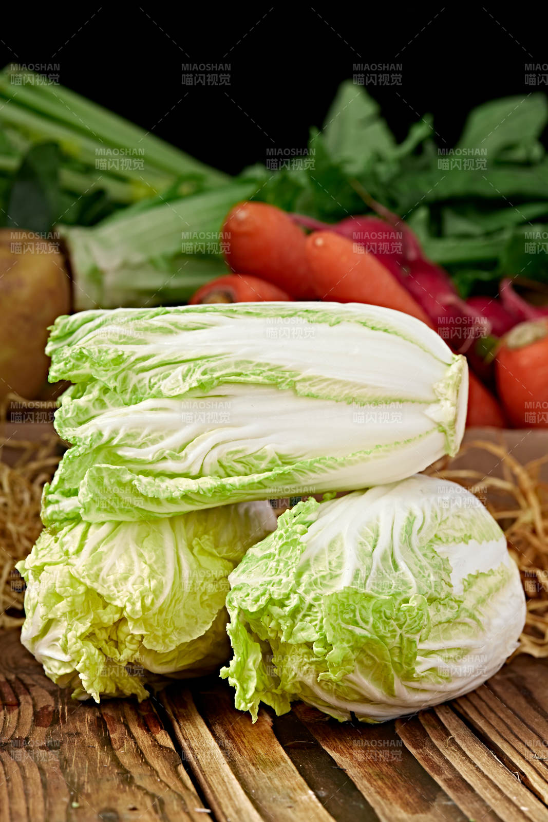 新鲜采摘有机蔬菜娃娃菜