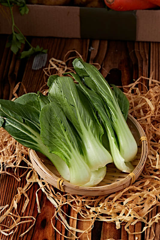 新鮮采摘有機青菜油菜