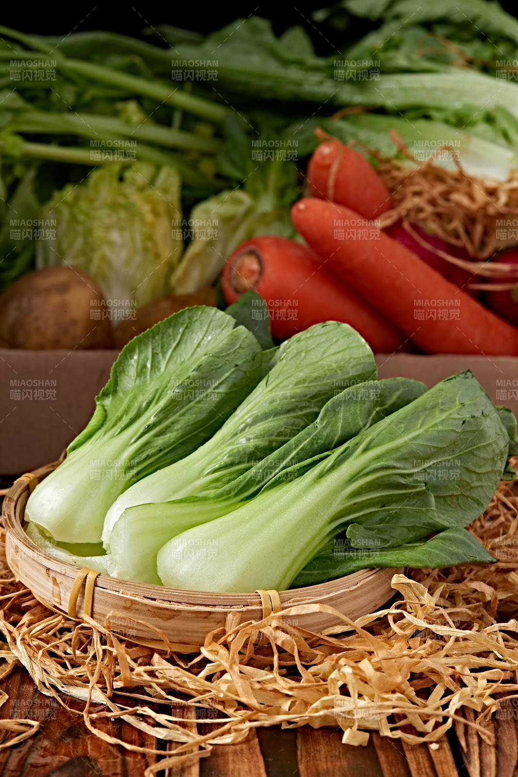 新鮮采摘有機(jī)青菜油菜