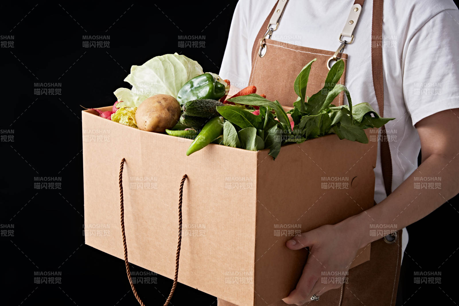 農場新鮮采摘蔬菜