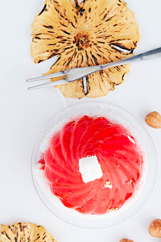 制作精美的法式小甜品蛋糕