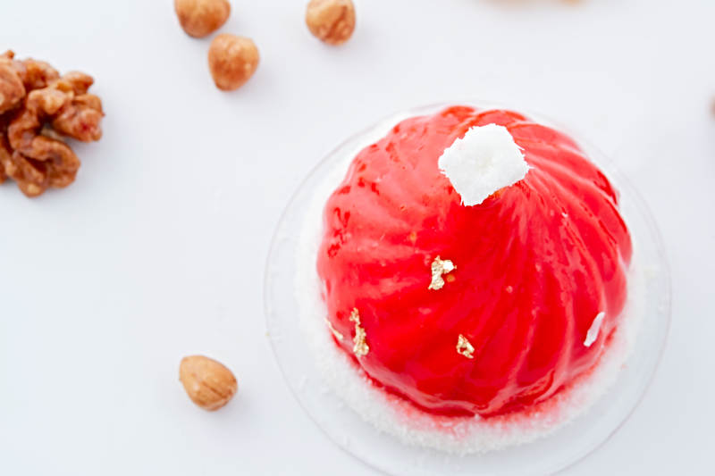 制作精美的法式小甜品蛋糕