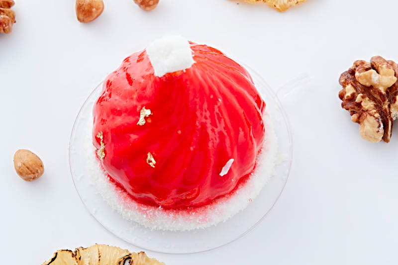 制作精美的法式小甜品蛋糕