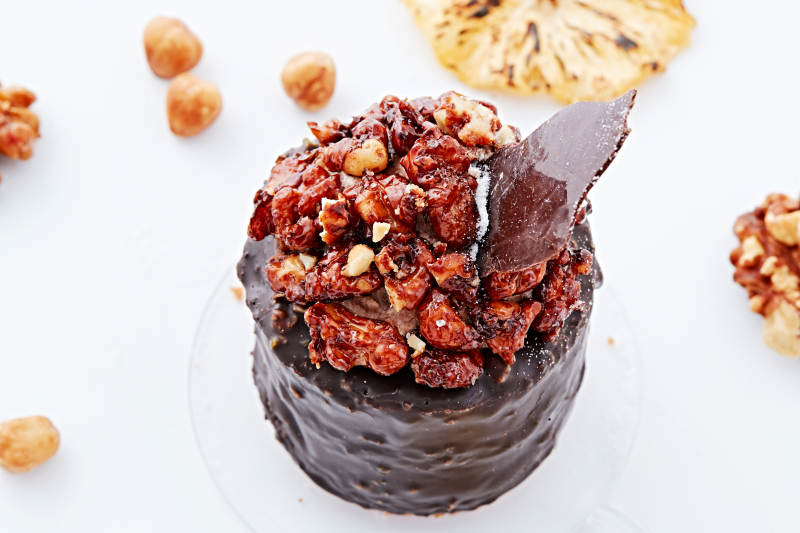 制作精美的法式小甜品蛋糕