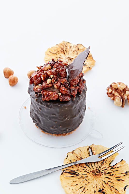 制作精美的法式小甜品蛋糕