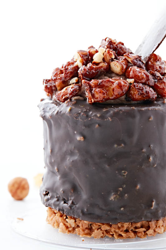 制作精美的法式小甜品蛋糕