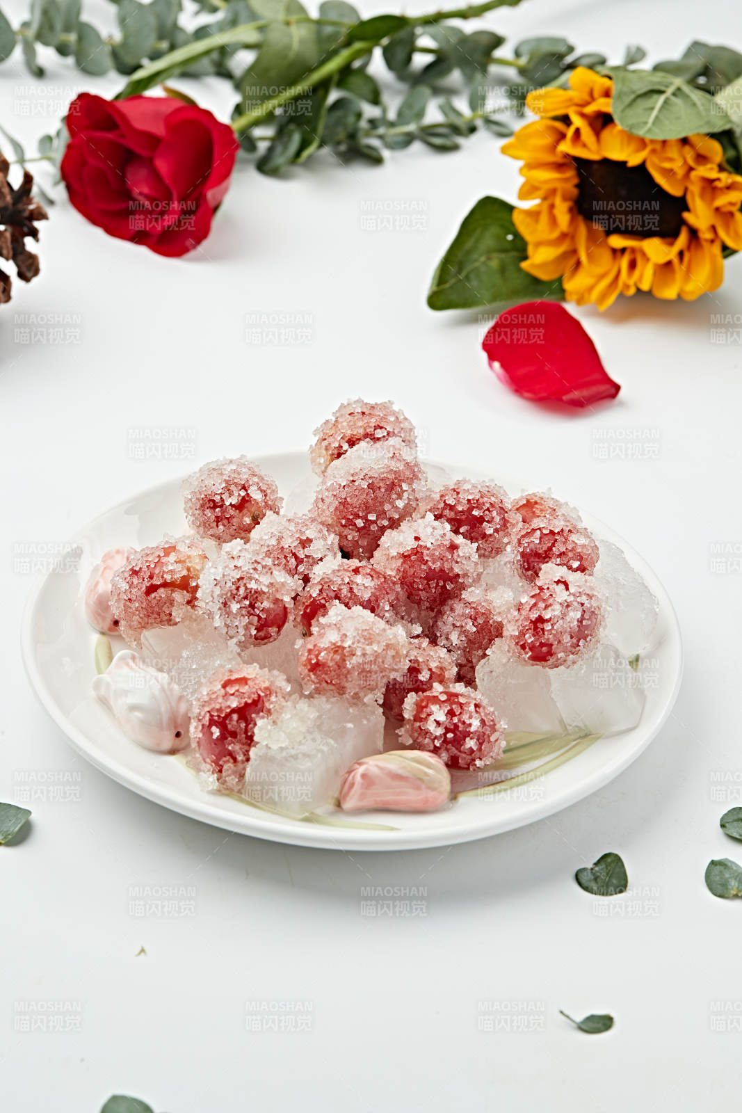 砂糖冰镇圣女果-摄影图