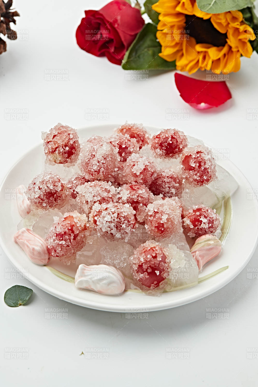 砂糖冰镇圣女果-摄影图