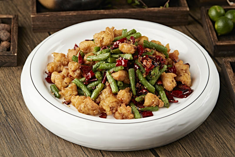 辣炒豇豆掌中宝鸡脆骨鸡掌骨