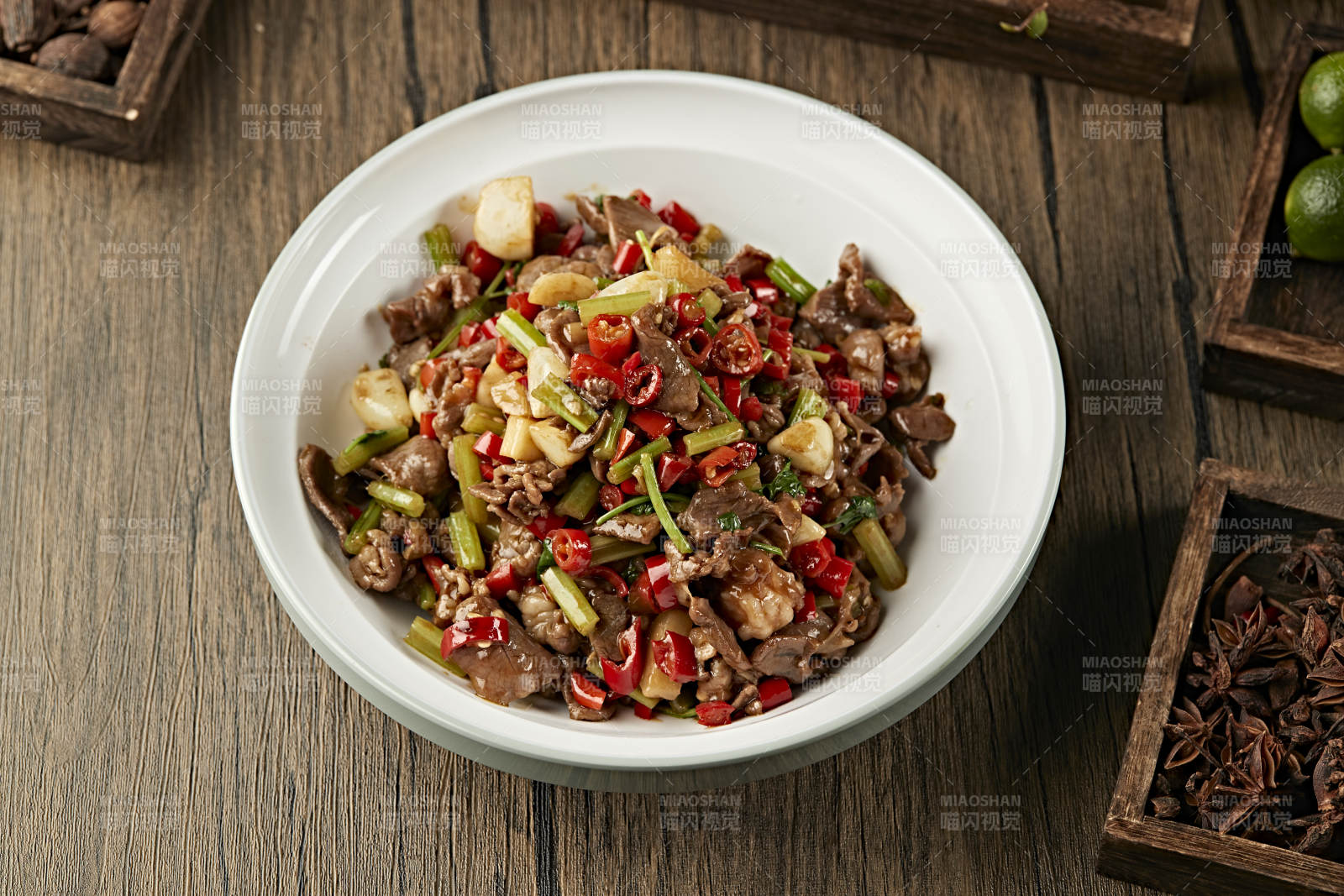 湖南菜美味湘味小炒黄牛肉