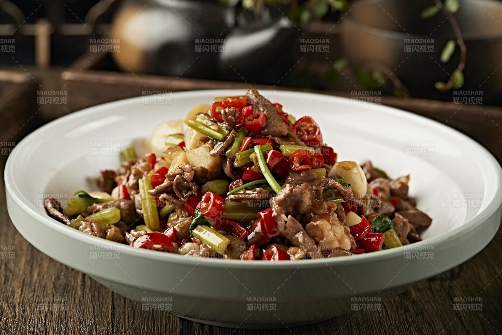 湖南菜美味湘味小炒黄牛肉