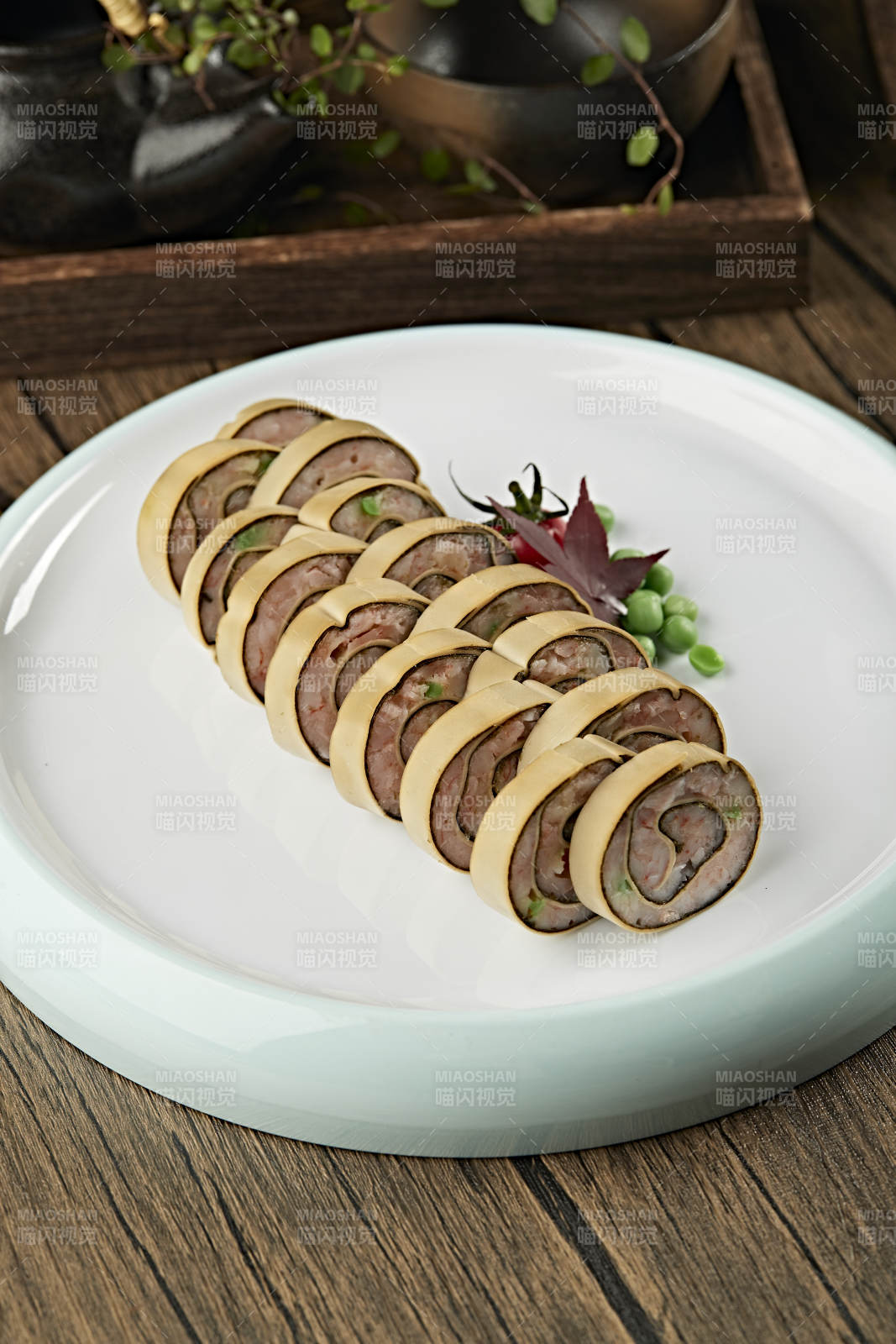 干豆腐海苔鮮蝦卷