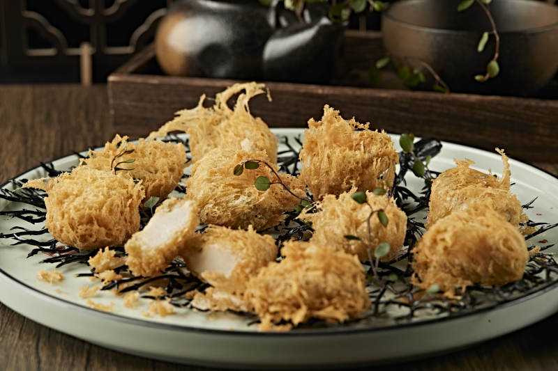 油炸柳稣鲜鲍鱼