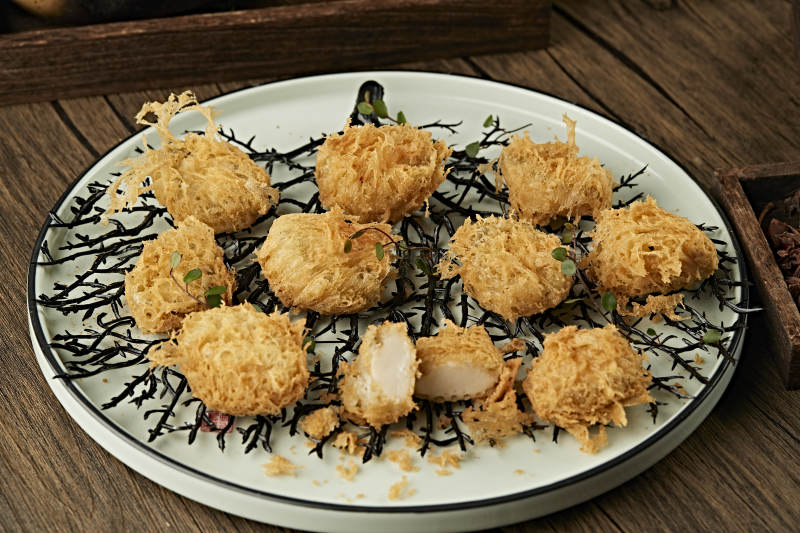 油炸柳稣鲜鲍鱼