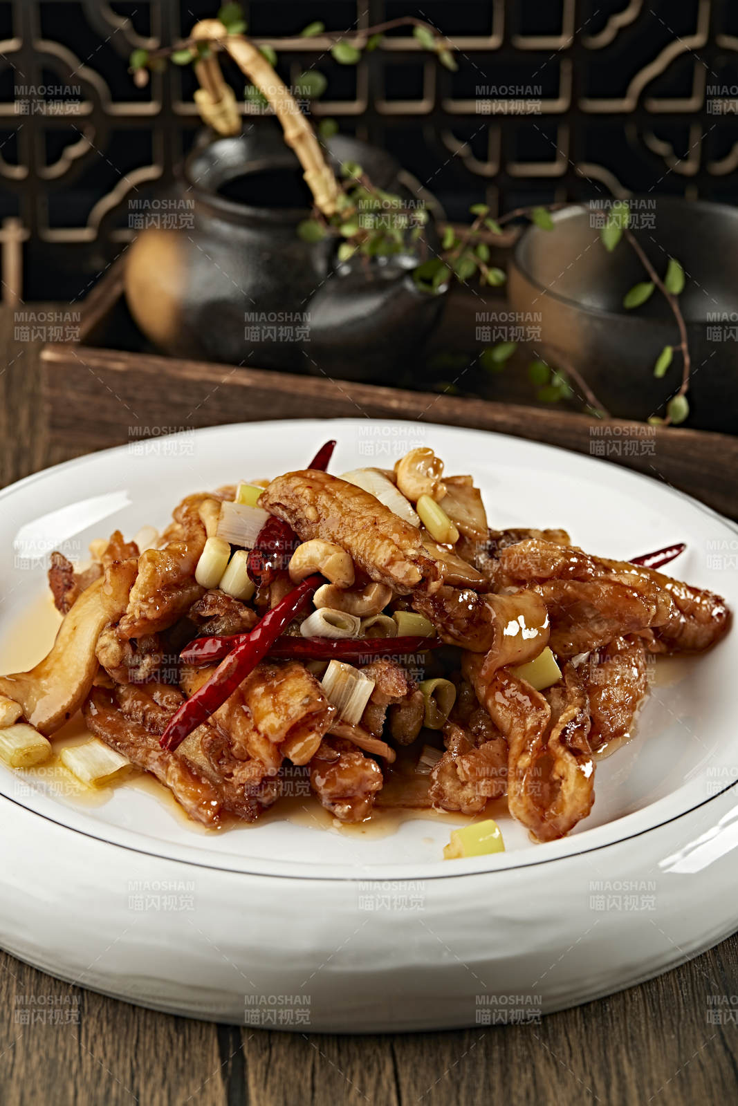 宫保糖醋脱骨带鱼杏鲍菇图片