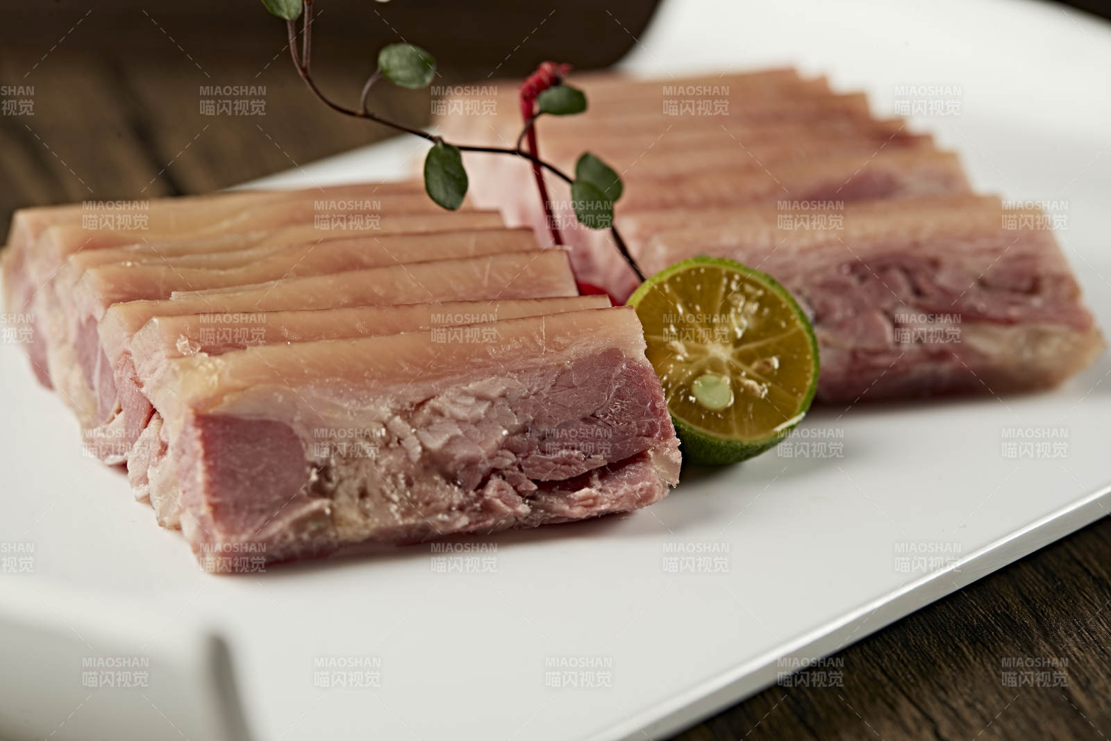 切片柴沟堡熏肘花-摄影图