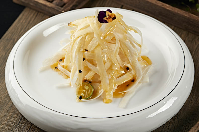 澆汁百香果醬茭白絲