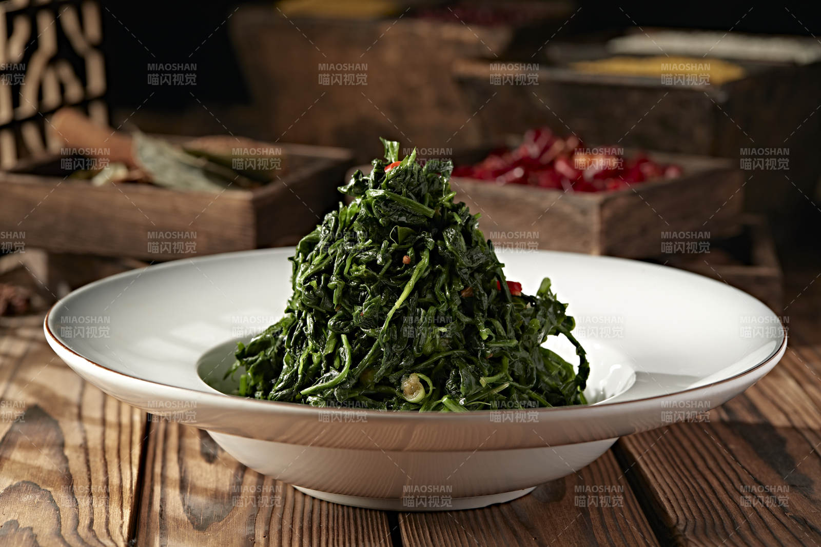 凉拌野菜荠荠菜