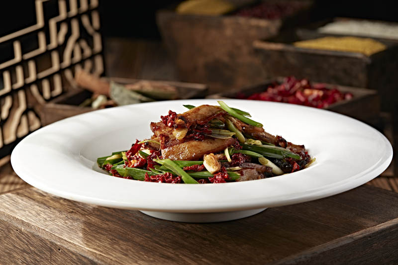 香辣蒜苗炒腊肉