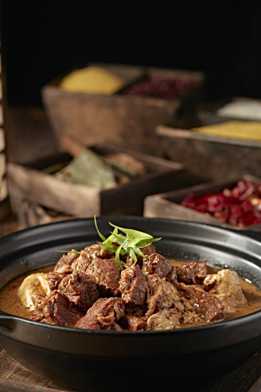 砂锅土豆腐炖牛腩