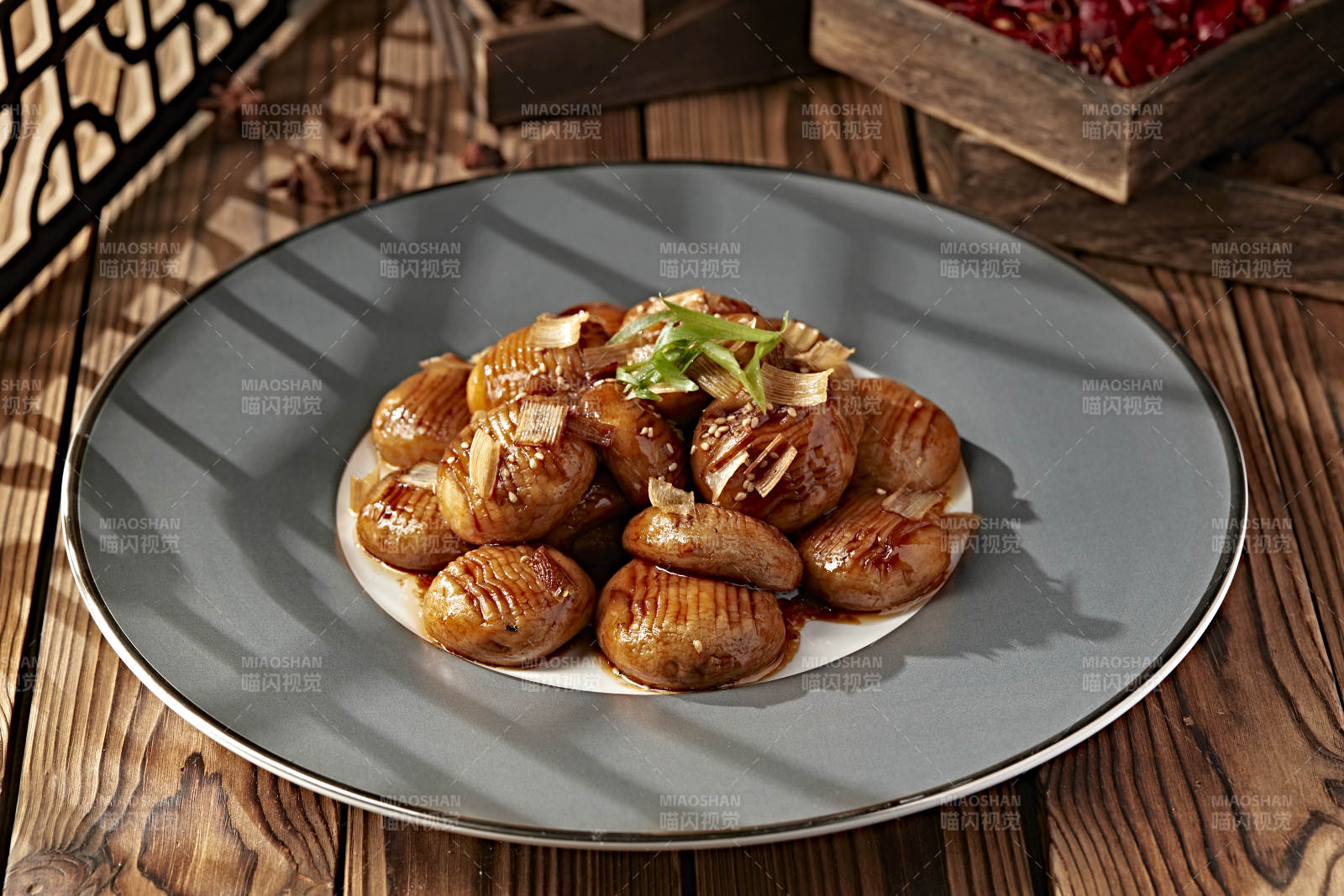 醬燒蔥香塞外口蘑