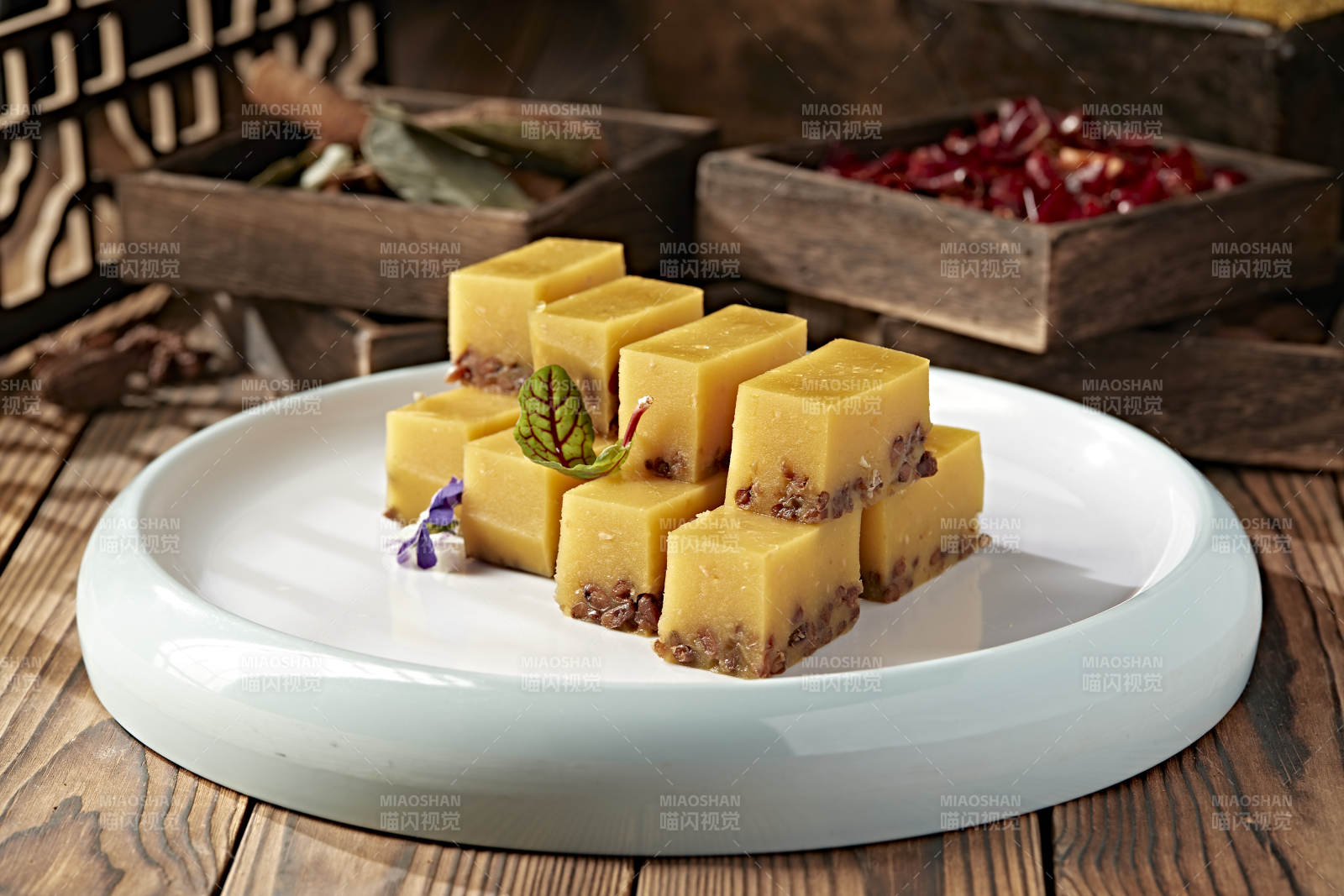 美味甜品南瓜紅豆糕