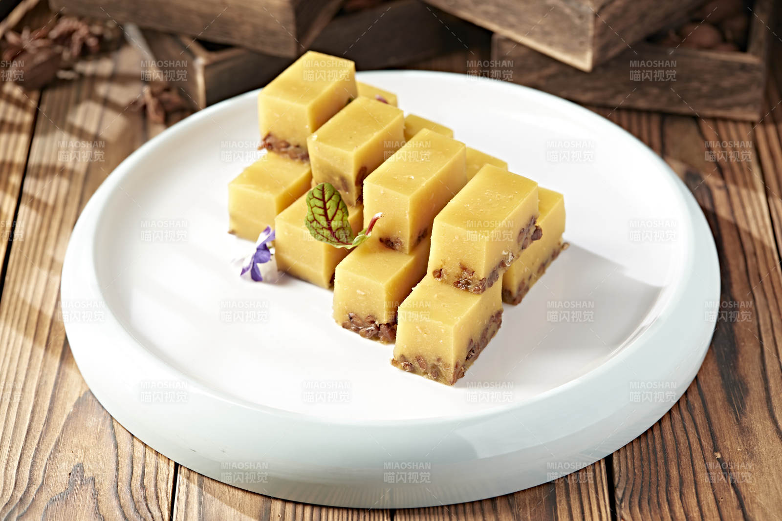 美味甜品南瓜紅豆糕