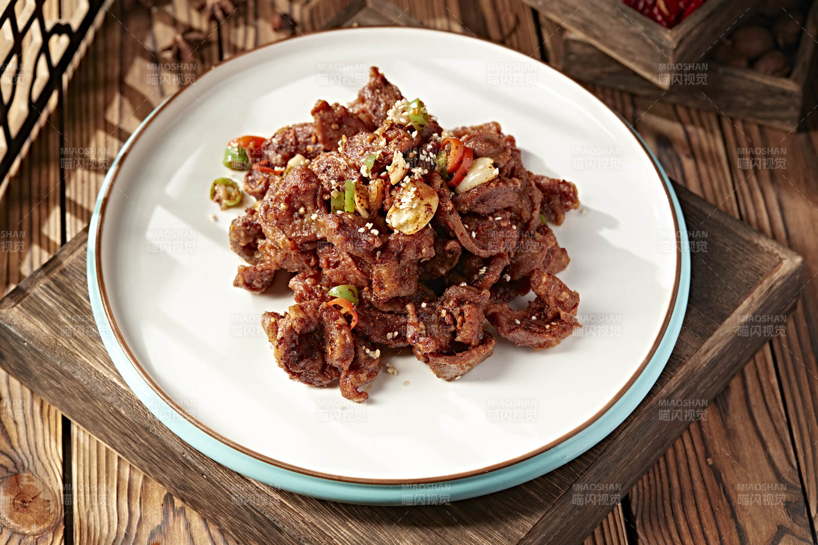 油炸孜然蒜香鸡胗片