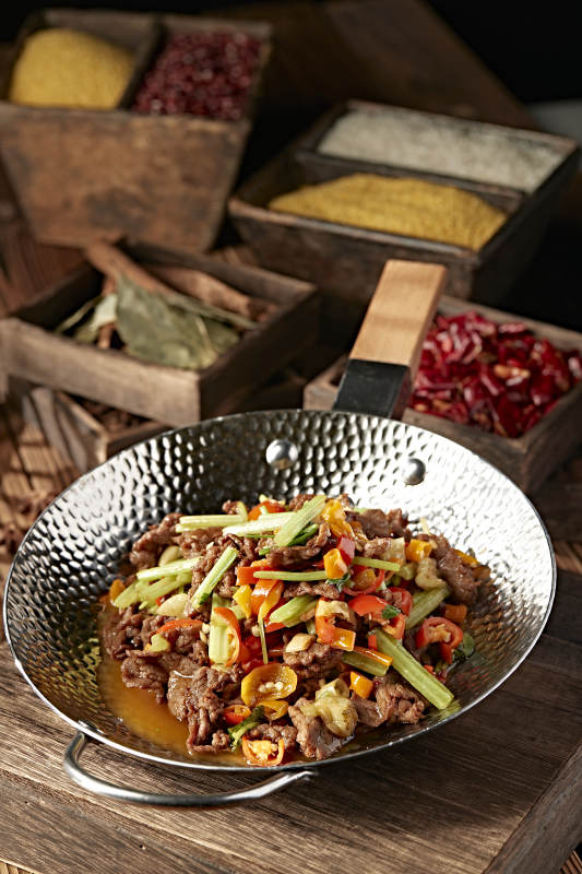 西芹剁椒小炒黃牛肉