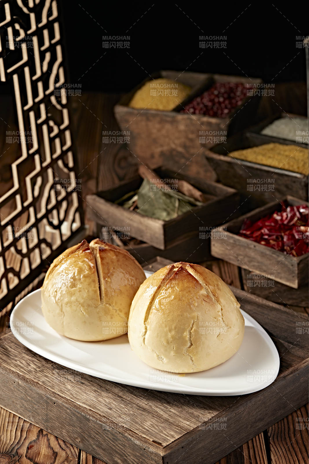 香烤老山西开花馍馍