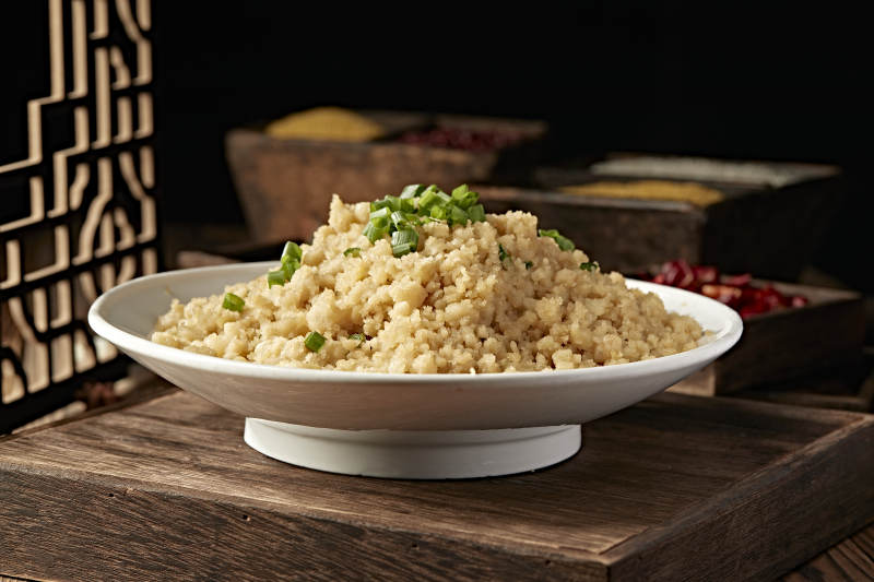 张家口农家美食炒莜面傀儡