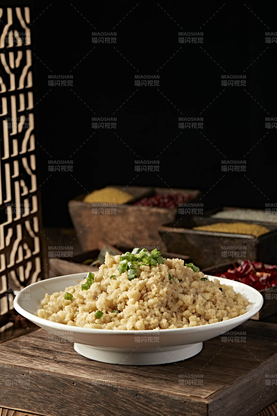 張家口農(nóng)家美食炒莜面傀儡