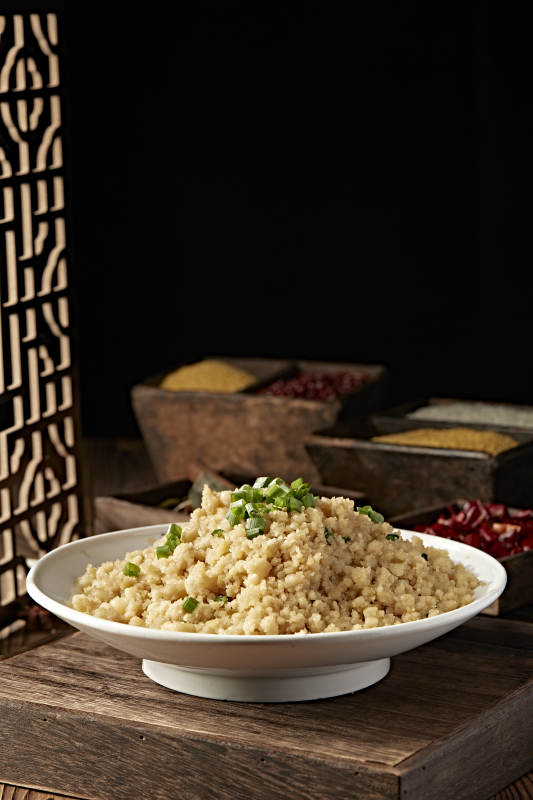 张家口农家美食炒莜面傀儡