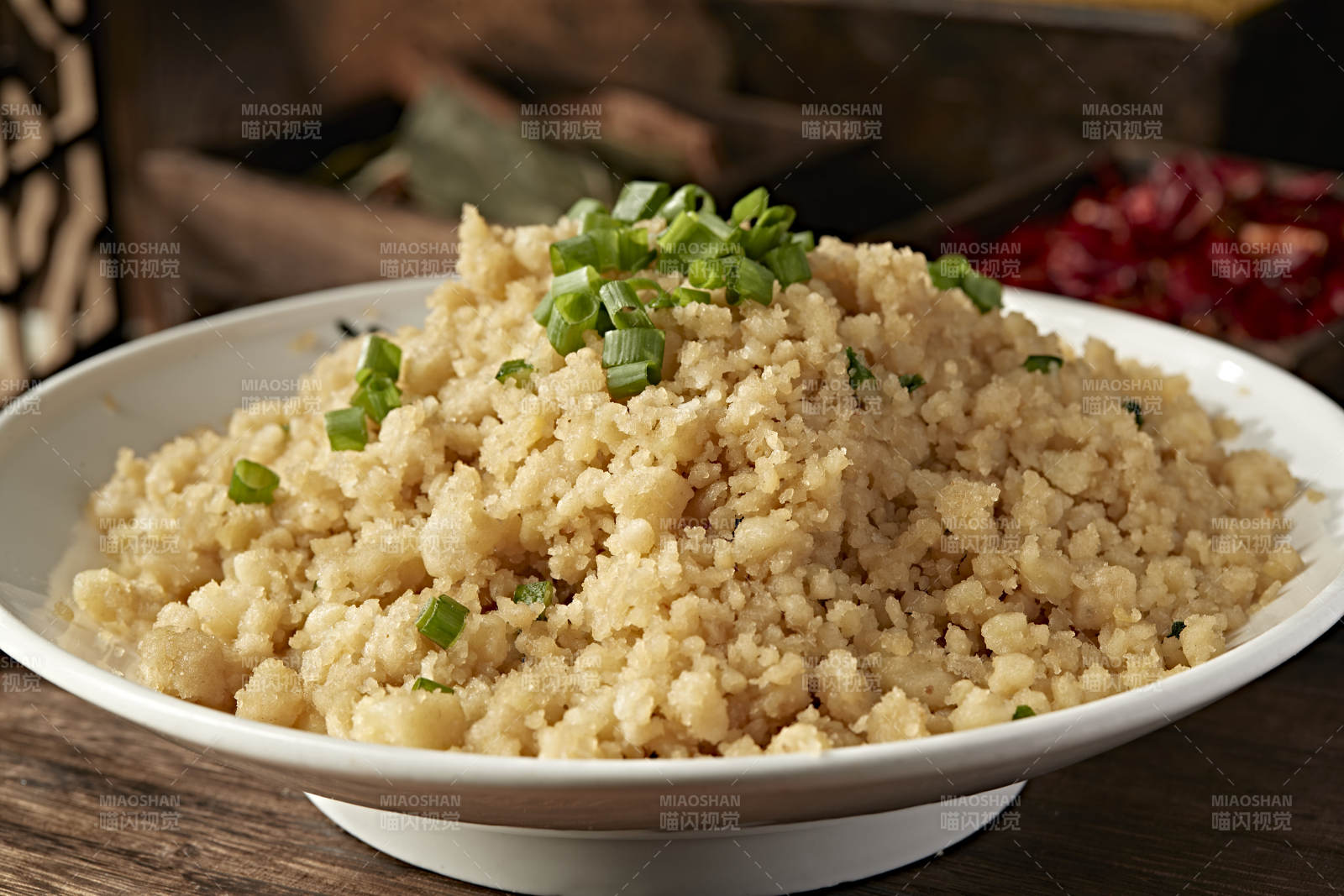 張家口農(nóng)家美食炒莜面傀儡