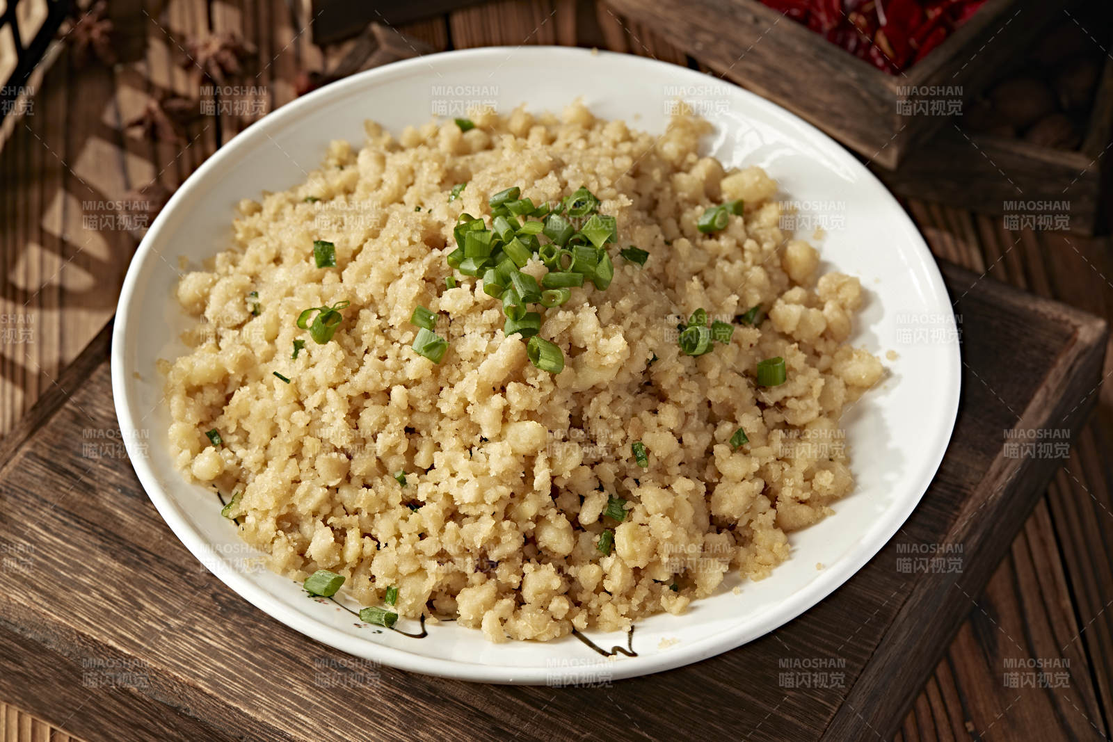 張家口農(nóng)家美食炒莜面傀儡