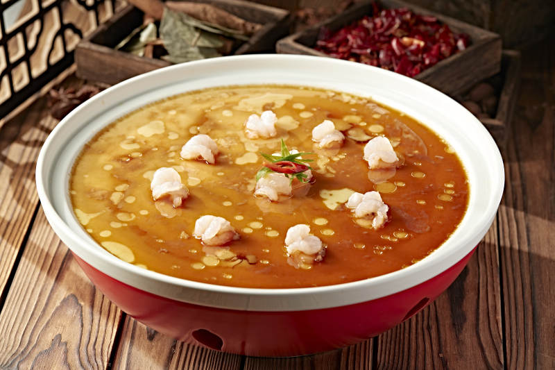 豉油虾仁蒸水蛋