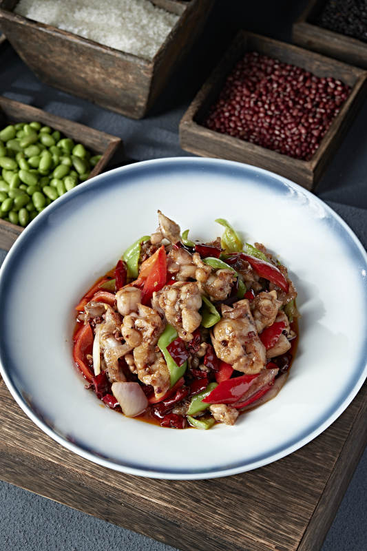 湘味雙椒爆辣炒牛蛙