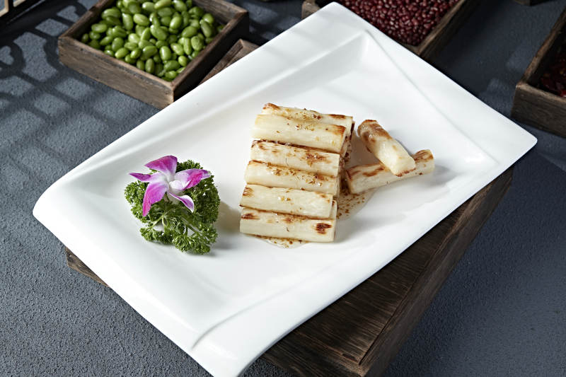 香烤马牙长山药配桂花蜜